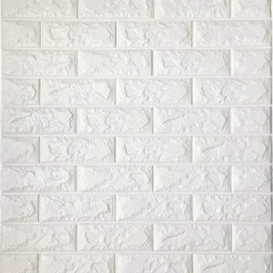 بلاطة فوم حجري لون أبيض  BS-1 White