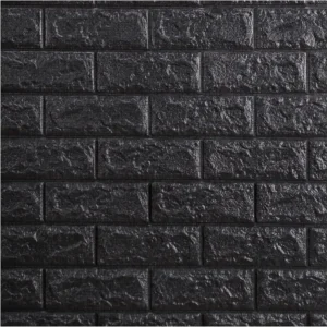 بلاطة فوم حجري لون أسود  BS-7 Black