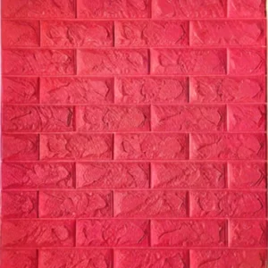 بلاطة فوم حجري لون أحمر زهري BS-8 Rose Red