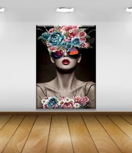 تابلوه قطعه واحده - مقاس 70 سم × 50 سم