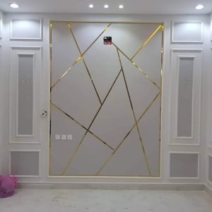 عود استانلس 240 سم ذهبى