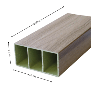 مقسم الغرف بديل خشب PVC  5*10 سم - كود 60140